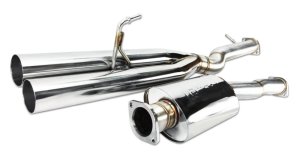 Infiniti G35 Coupe Performance Exhaust - ISR Performance - EP (Straight Pipes) Dual Tip - `03-`07